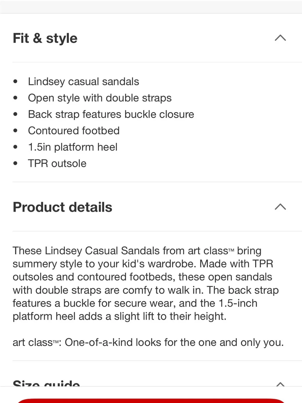 Art Class Gold “Lindsey” Soft Flatform Platform Sandals (Fits Women’s 7)